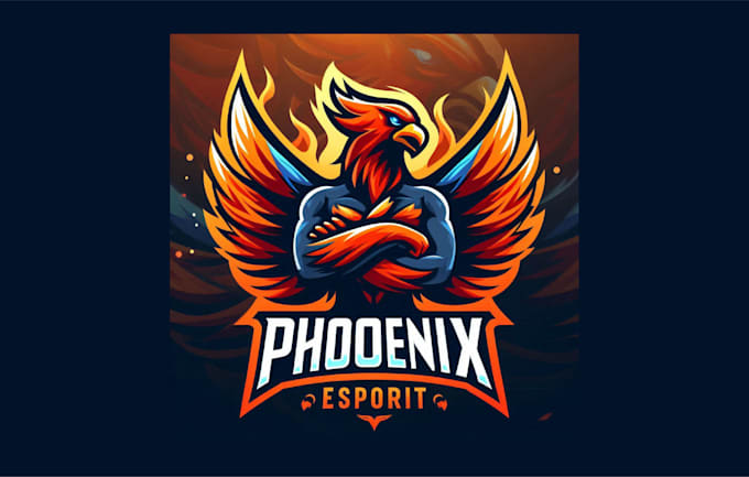 Gig Preview - Do outstanding phoenix mascot logo with express delivery