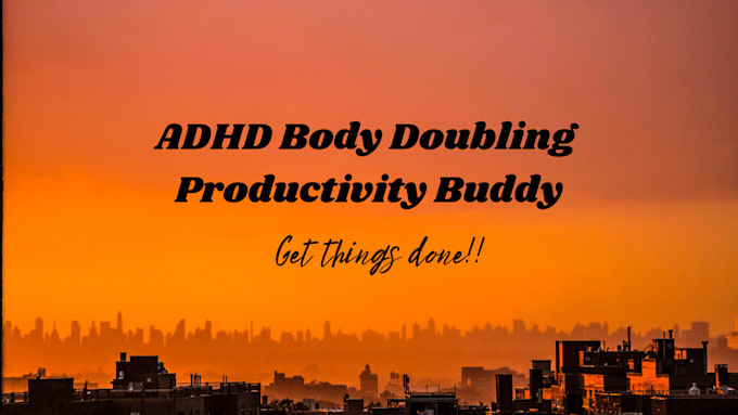 Bestseller - be your adhd body double or productivity buddy