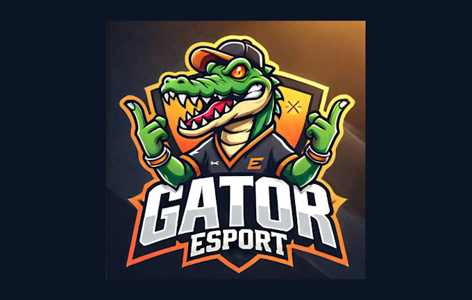 Gig Preview - Make an creative gator mascot logo within two day