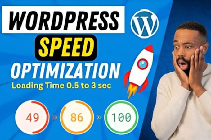 Gig Preview - Do increase wordpress website speed for google pagespeed insights