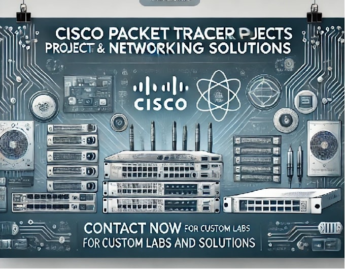 Gig Preview - Design cisco packet tracer project,lab,networking solutions