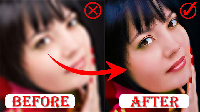 Bestseller - enhance restore denoise upscale unblur images within 24hours