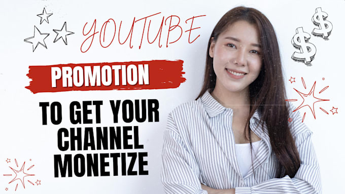 Bestseller - do complete youtube monetization promotion