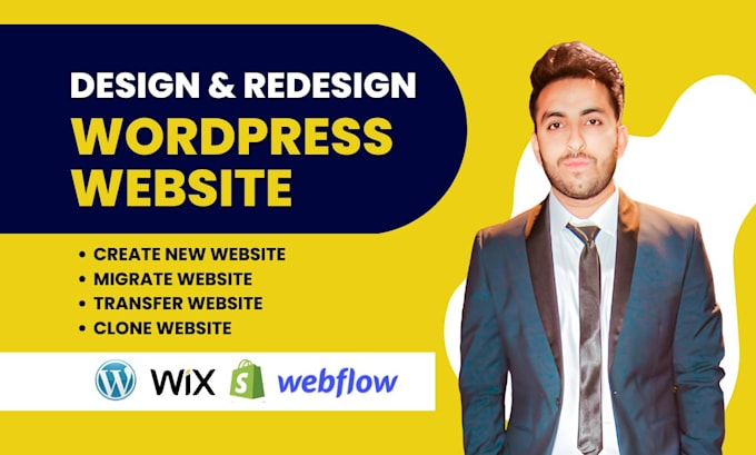 Gig Preview - Redesign clone migrate shopify wix webflow to wordpress website