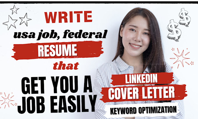 Gig Preview - Do resume writing ats resume USA jobs resume cover letter for linkedin