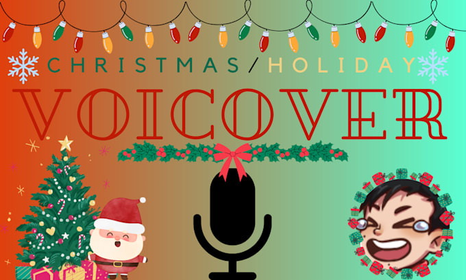 Gig Preview - Record an american male christmas or holiday voiceover