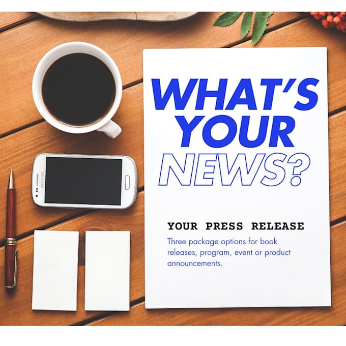 Gig Preview - Write press releases and create custom press kits