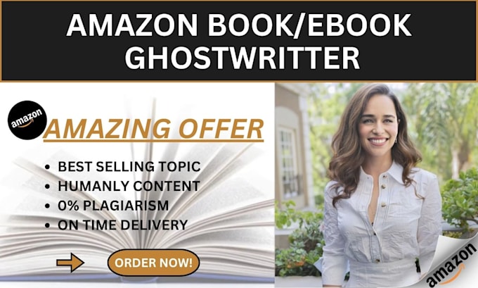 Gig Preview - Be your kindle ebook writer amazon KDP ghost writing