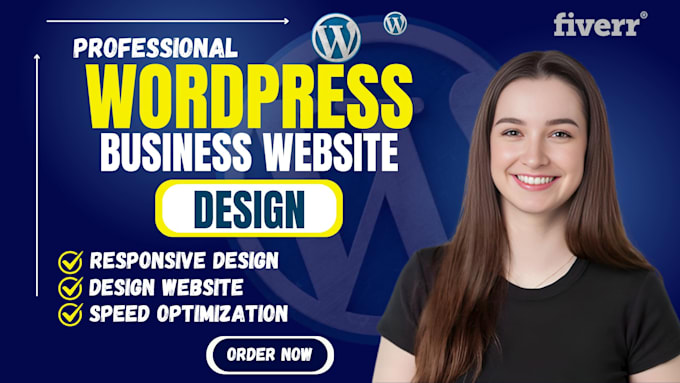 Gig Preview - Build, revamp wordpress website development, design or redesign wordpress