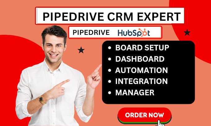 Gig Preview - Customize pipedrive CRM for your small business automated