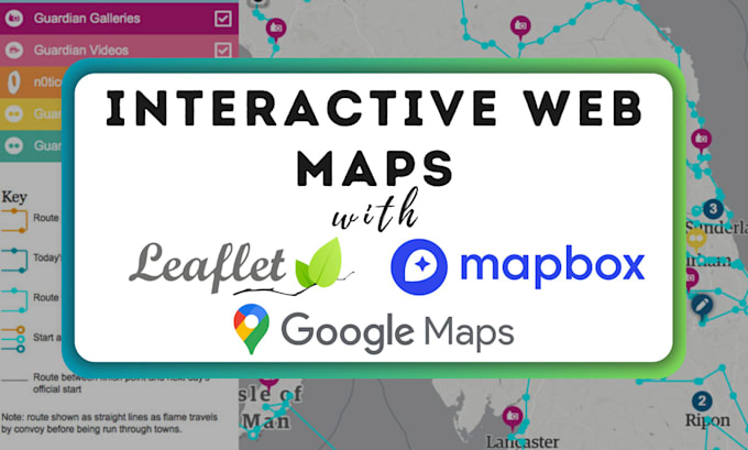 Gig Preview - Create interactive web gis maps with leaflet, mapbox, google maps