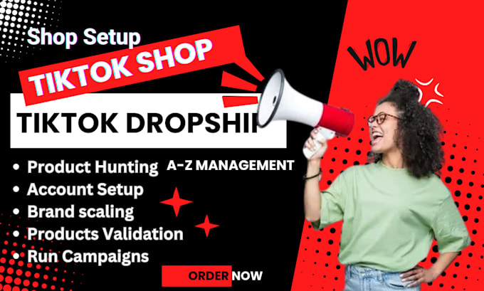 Bestseller - set up tiktok shop, manage tiktok shop, tik tok shop affiliate marketing