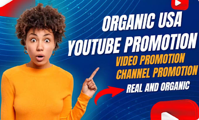 Bestseller - do organic USA youtube video promotion, music video and channel growth