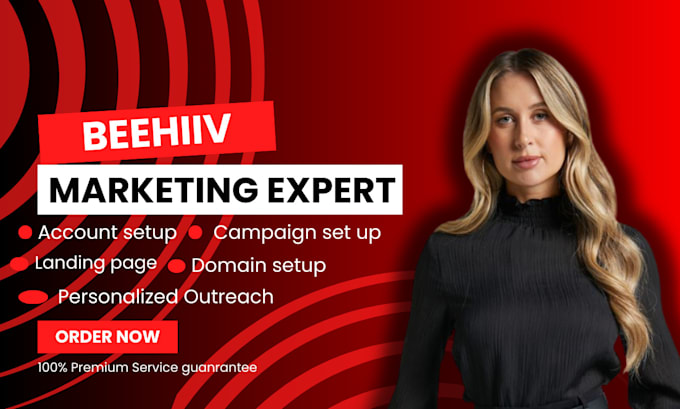 Gig Preview - Be beehiiv newsletter design expert, beehive website, beehiv boost ai new