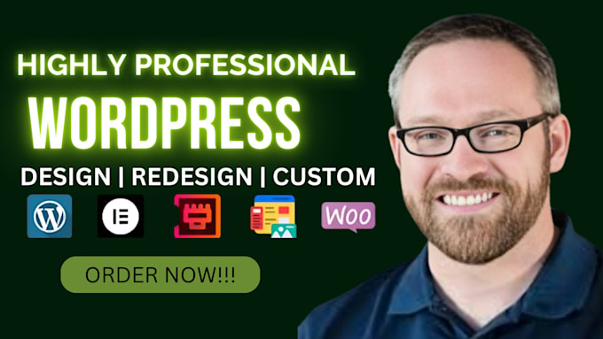 Gig Preview - Design or redesign wordpress website, wordpress developer