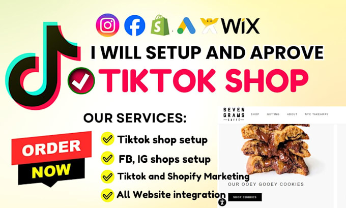 Gig Preview - Setup usa tiktok shop setup fb, do tiktok dropshipping to boost shopify sales