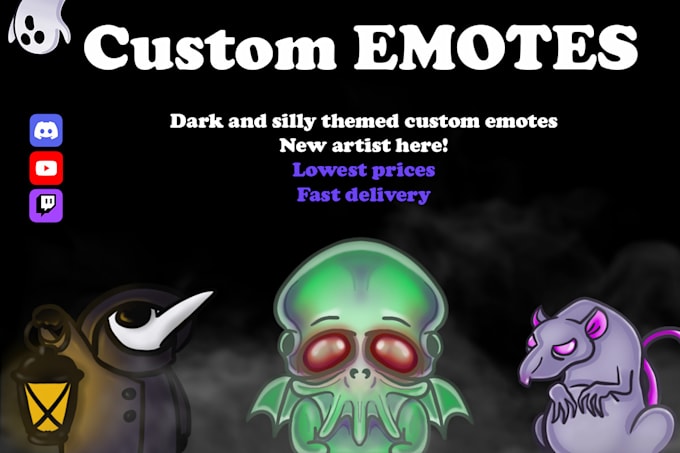 Bestseller - create cute emotes ideal for twitch, discord, youtube or as a subscriber badge