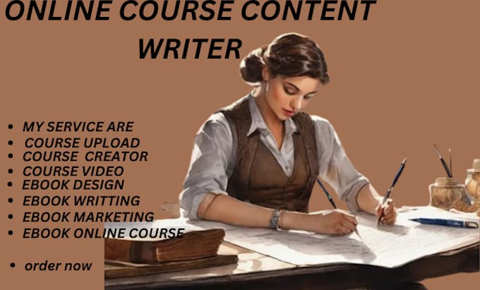 Gig Preview - Create online course content, course curriculum training manual creation