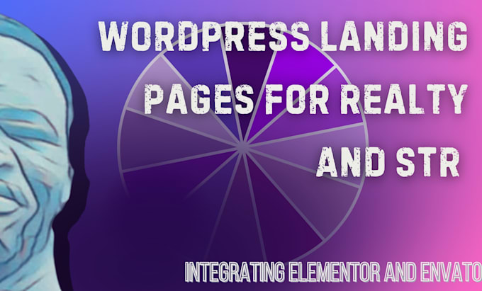 Gig Preview - Create wordpress landing page websites for exp listings