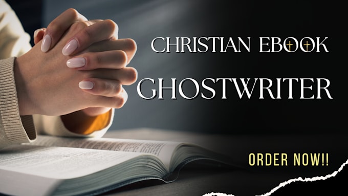 Gig Preview - Ghostwrite, design, and format your self help christian ebook