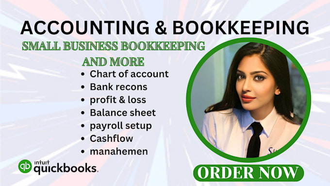 Gig Preview - Setup clean up bookkeeping in quickbooks online, xero, wave bank reconciliation