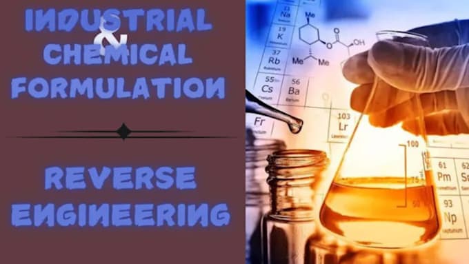 Gig Preview - Develop your industrial and chemical formulation  and formula testing