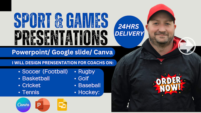 Gig Preview - Design professional sports, games powerpoint presentations, slides show and fit