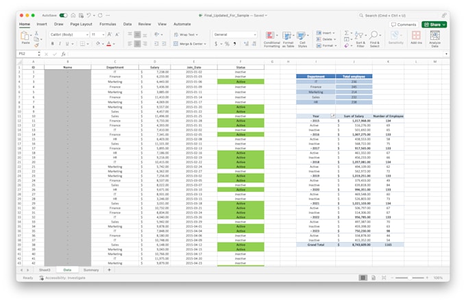 Bestseller - do accurate data entry and organize your data in excel