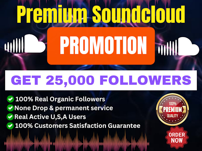 Gig Preview - Promote and increase your soundcloud followers