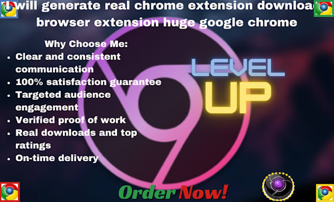 Gig Preview - Generate real chrome extension download chrome extension huge google chrome