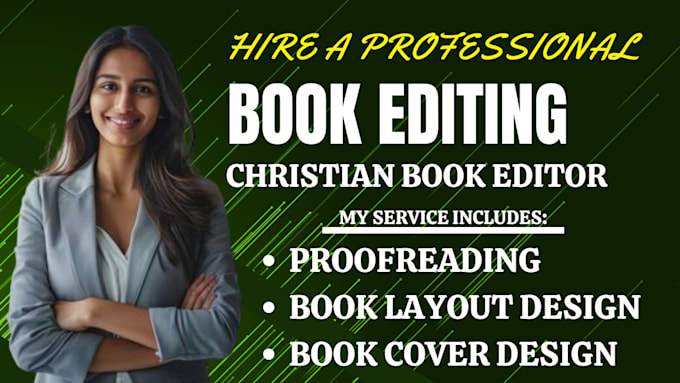 Gig Preview - Do book proofreading, book rewriting for your christian book and children novel