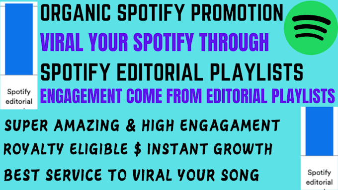 Bestseller - run official spotify ads for your spotify song and trigger editorial