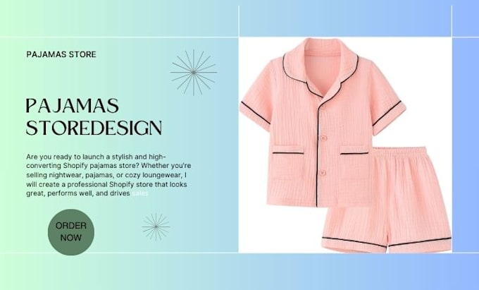 Bestseller - design shopify pajamas store night wear pajamas website