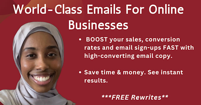 Gig Preview - Write you compelling email copy that boosts your sales fast