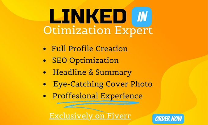 Gig Preview - Completely build your linkedin account and optimize the profile