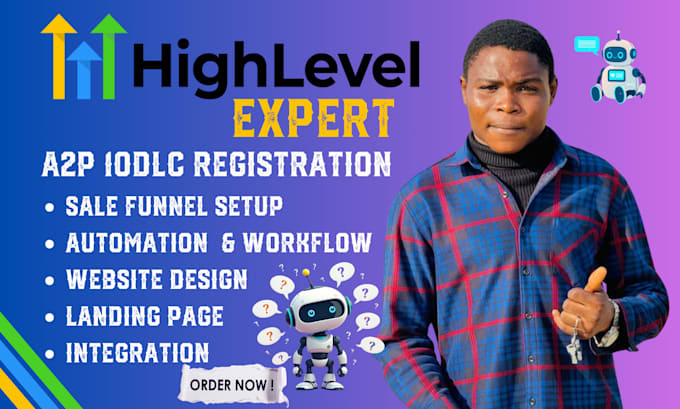 Gig Preview - Setup gohighlevel automation workflow, gohighlevel email sequence, ghl snapshot