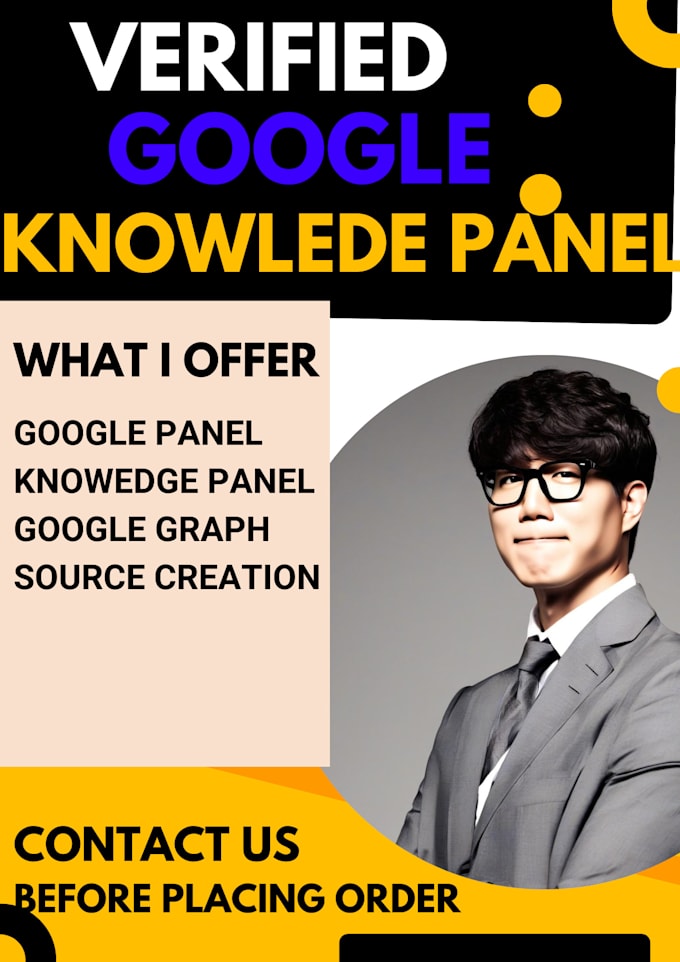 Gig Preview - Create verified google knowledge panel knowledgepanel for personal or company