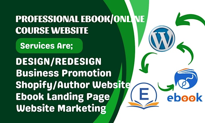 Bestseller - design stunning author websites, ebook landing pages, and digital product stores