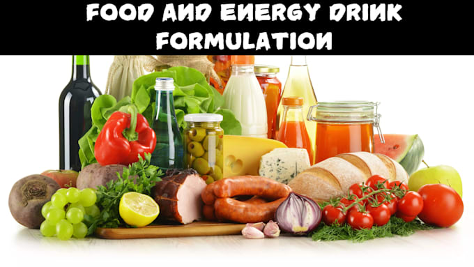 Gig Preview - Formulate food supplement and energy drink