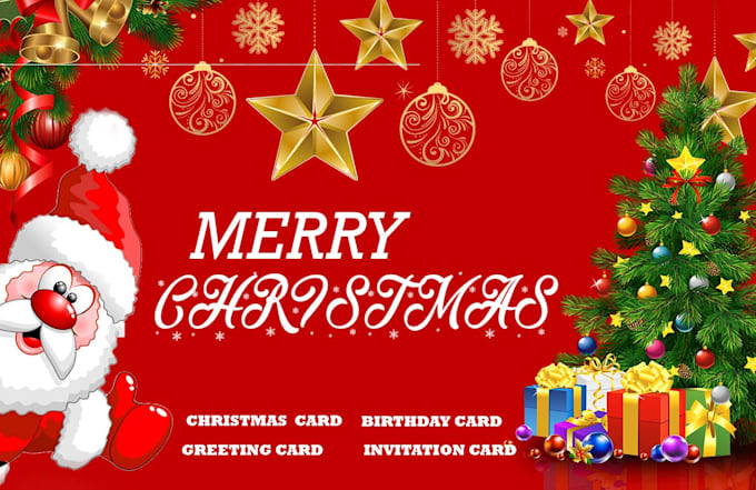 Gig Preview - Design amazing christmas, greeting or holiday card