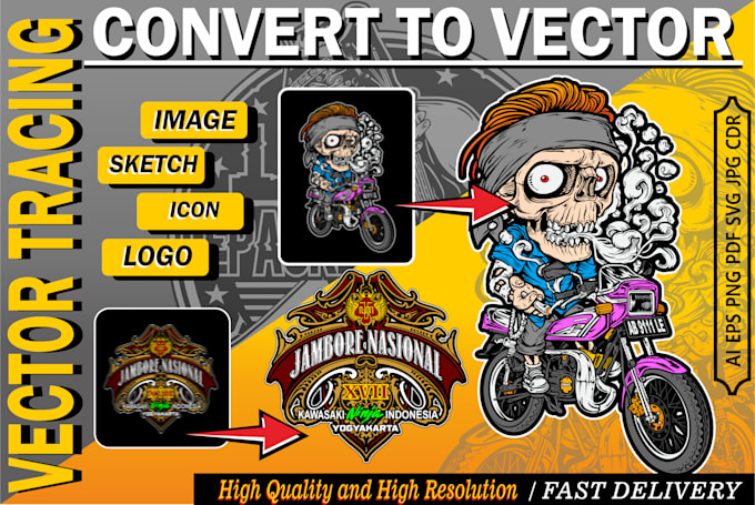 Bestseller - do vector tracing, vectorize image, redraw and recreate logo