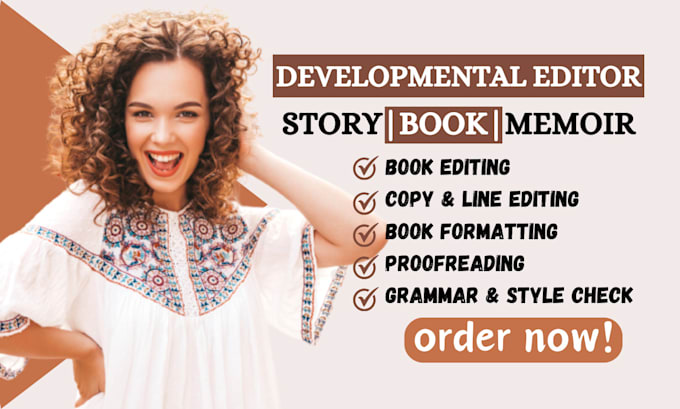 Gig Preview - Developmental edit novel, fiction, christian book KDP developmental copy editor