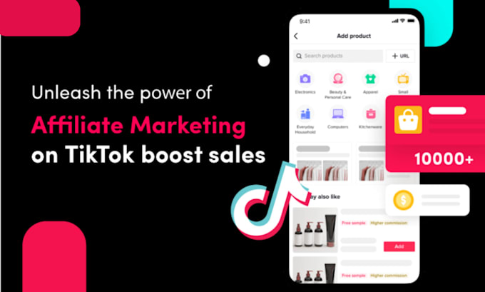 Gig Preview - Affiliate influencer outreach on tiktok shop to skyrocket sales