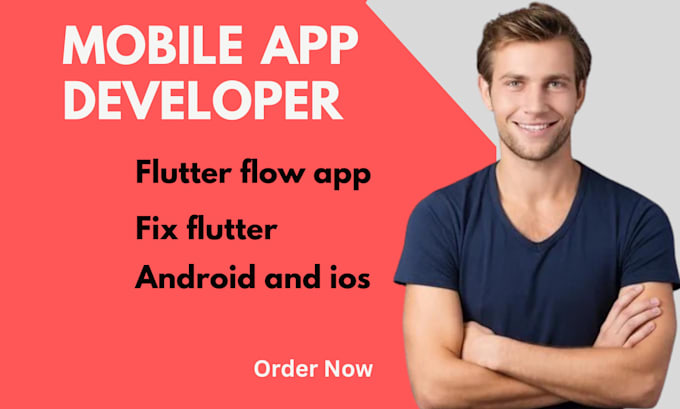 Gig Preview - Our company will develop mobile apps for ios, android, and flutter as developer