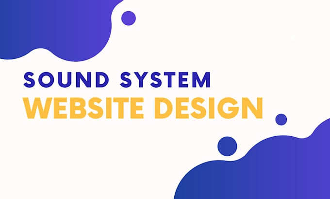 Gig Preview - Create a sound system collection landing page and website design