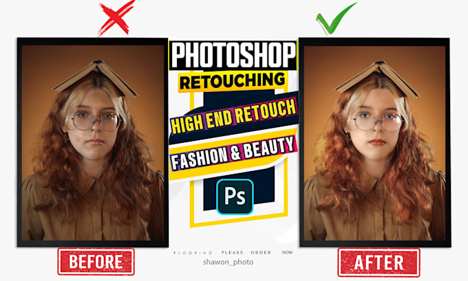 Gig Preview - Do background removal skin beauty photo retouching and editing