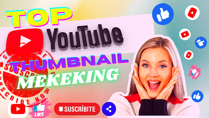 Gig Preview - Do top youtube thumbnail making