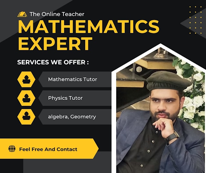 Bestseller - assist you as mathematics tutor upto advance level