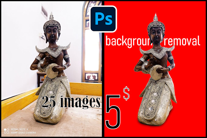 Gig Preview - Cut out images, cut out 20 image background remove fast