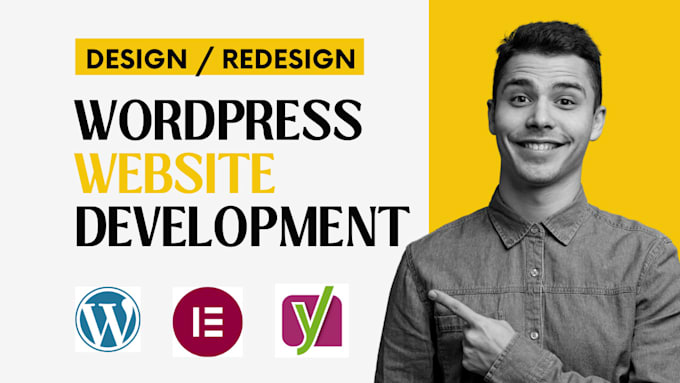 Gig Preview - Develop clean, stunning and modern wordpress website design, affordable website